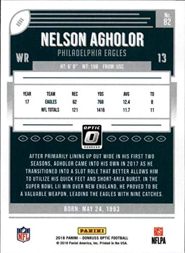 2018 Donruss Optic 82 Nelson Agholor Philadelphia Eagles NFL fudbalsku trgovinu