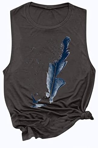 Ljetna jesenska bluza bez rukava djevojke 2023 Crewneck pamuk grafički Casual Cami Tank top prsluk Tshirt