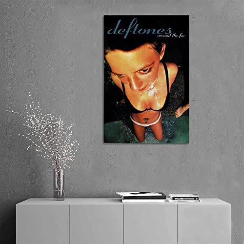 Deftone oko krznenog muzičkog albuma Canvas Art Poster i zidna umjetnička slika Print moderni posteri