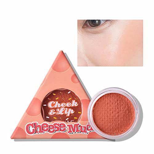 Uložak za čišćenje šminke Ice Jelly Powder Blusher Mud Mud Mud za usne Dvostruka upotreba sir dizajn
