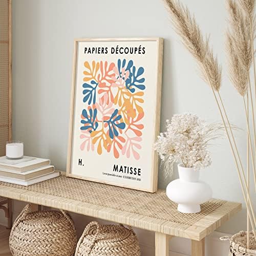 Habseligkeit Matisse zidni umjetnički Posteri, Vintage estetski zidni dekor, Boho sobni dekor estetski