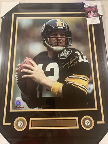 Terry Bradshaw Autograph potpisao Steelers Insc￼ Hof 16x20 Photo Umramed JSA - AUTOGREME NFL fotografije