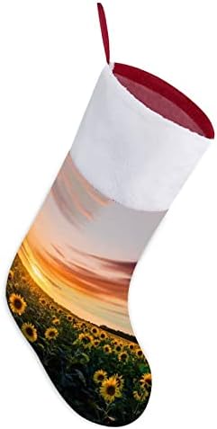 Polje cvjetanja suncokreta Božićne čarape Božićne čarape torbica Kuću Porodični Xmas Decor