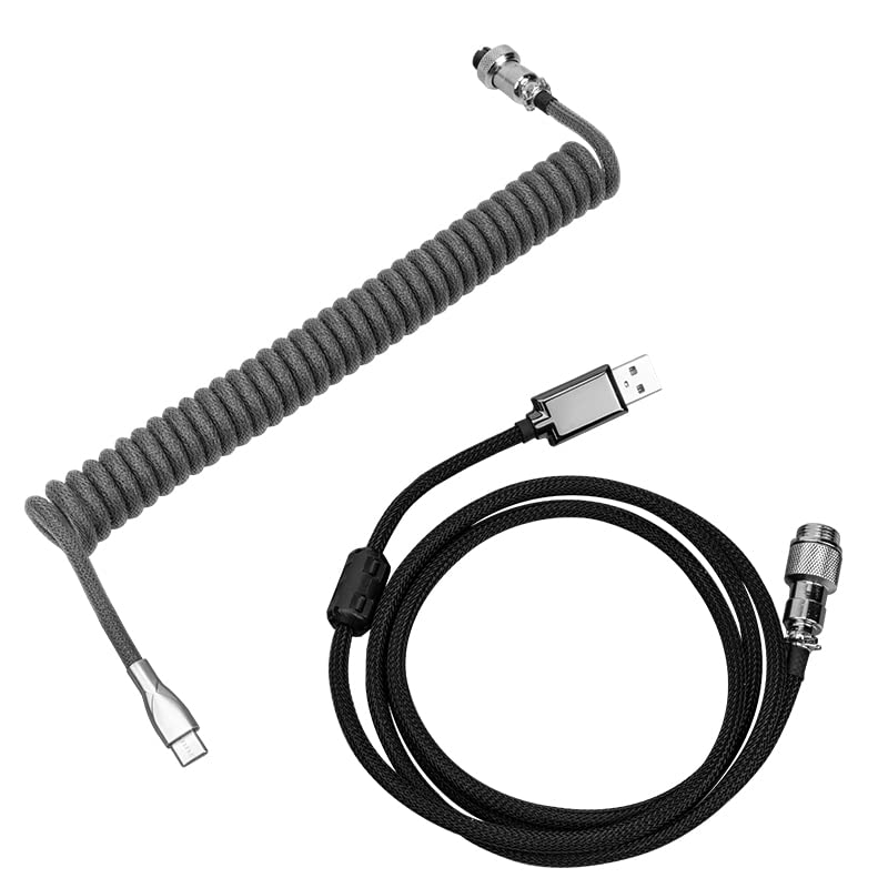 Dagk 1,5m po mjeri s dvostrukim rukavima kablom za dva rukava, ručno rađen namotani tip C USB kabl