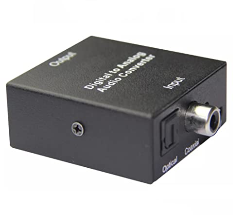 Digitalni na analogni audio konverter Ampkoder za dekoder koaksijalni Signal optičkih vlakana na analogni