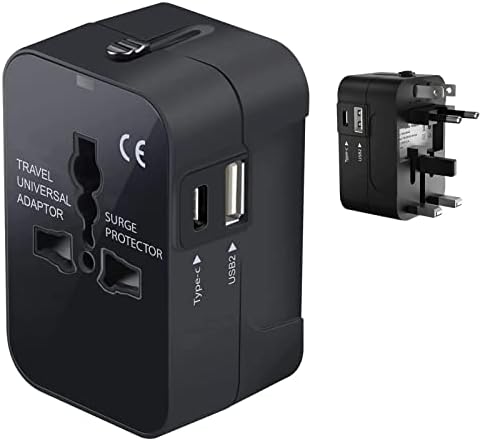 Putni USB Plus Međunarodni Adapter za napajanje kompatibilan sa LG Optimus G Pro za Svjetsku snagu za 3 uređaja