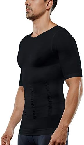 Muška kompresijska košulja bešavne kratke rukave Tank Top Body Shaper majica za mršavljenje atletska sportska