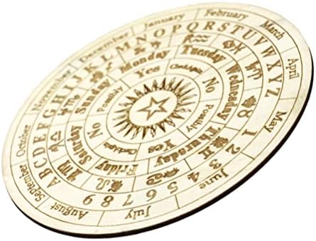 ABOOFAN pismo ogrlica sa klatnom ploča drvena Radiestezijska ploča metafizička divinacija