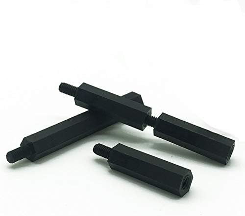 Vijak 30/20 / 10kom M3L+6mm navoj Crni Razmakni vijak Plastika za PCB matičnu ploču fiksni najlonski Odstojni