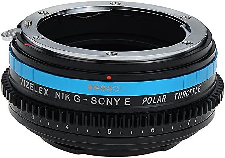 Vizelex Polar Adapter za montiranje sočiva za gas-Nikon Nikkor F mount g-Type D/SLR objektiv na Sony Alpha