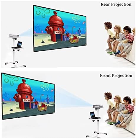 120-inčni projektor zaslon protiv masti prijenosni i sklopivi 4K HD projekcijski ekran na otvorenom