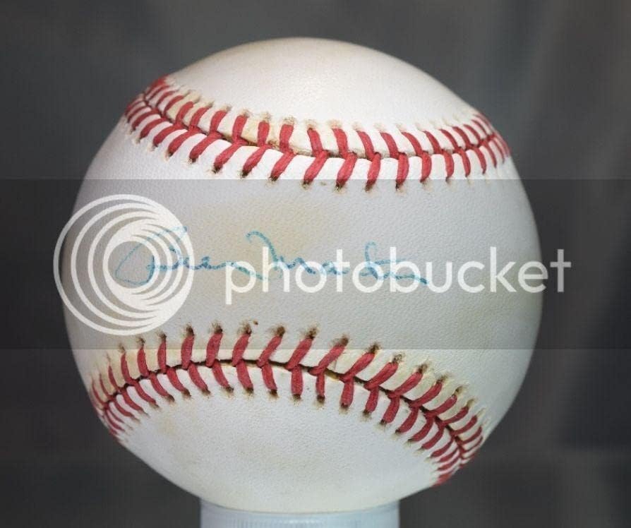 Billy Martin potpisao je autentični macfail američki bejzbol autogram - autogramirani bejzbol