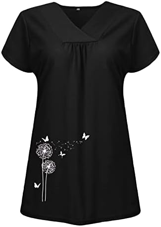 Vneck Camisole Womens kratki rukav maslačak s cvjetnim salona Pleased bluza Bustier majice Dame yr
