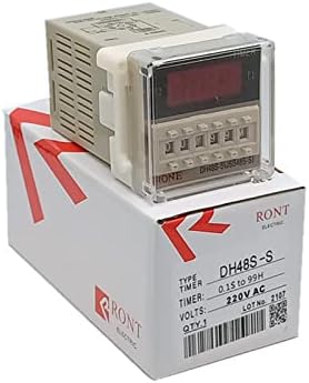 Gummmy vremenski relej DH48S-S 0,1S-99H Digitalni AC 110 / 220V DC 12 / 24V Ponovni ciklus SPDT programibilni