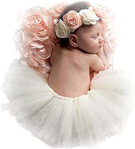 LPPGRACE NOVOCROBOST Fotografija rekvizicije djevojke Tutu suknje za glavu Novorođenčad Fotografije