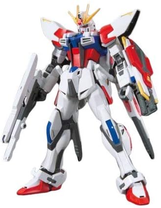 Bandai Hobby-Gundam Build Fighters - 09 Star Build Strike Gundam Plavsky Wing, Bandai Spirits Hgbf 1/144