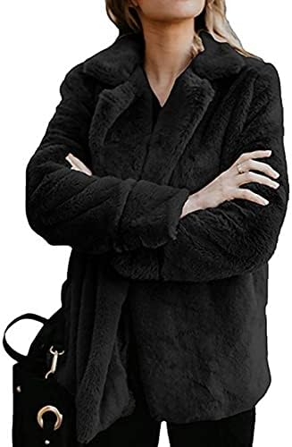 Početna Naslovnica punog rukava Dama Zimske tipke Čvrsta odjeća Cosy Fashion Revel najmaša plišana jakna