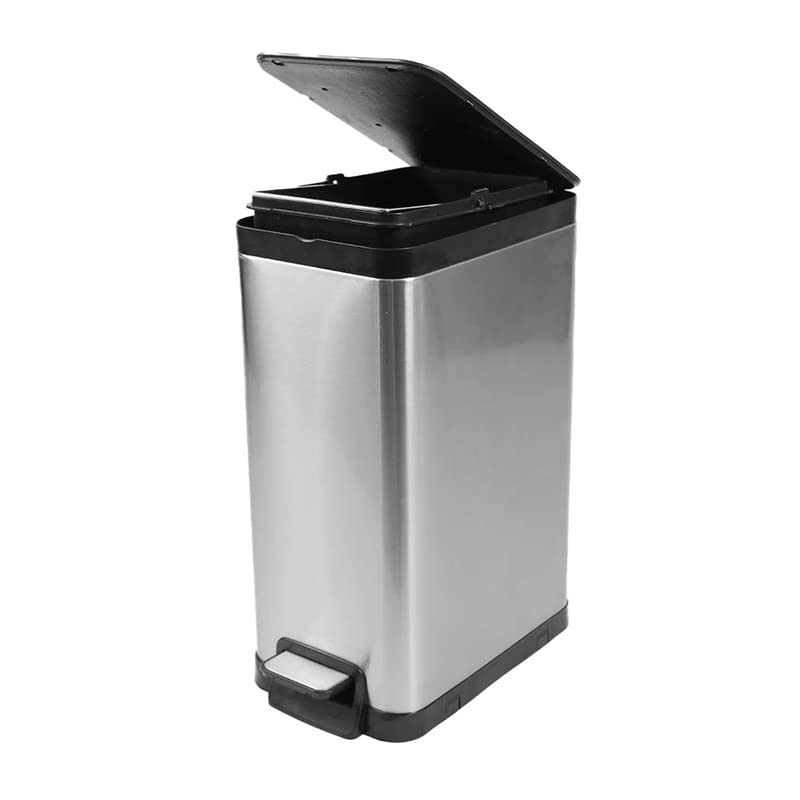 Kan za smeće od nehrđajućeg čelika, 7,9 gal / 30l pravokutna kuhinja Kamen smeća, otpadne posude, kuhinjski