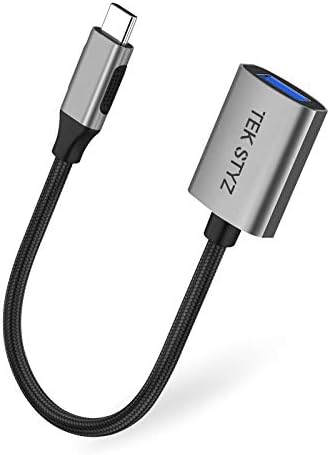 TEK STYZ USB-C USB 3.0 adapter Kompatibilan je sa vašim FLIR-om OTG OTG Type-C / PD muški USB 3.0 ženski pretvarač.