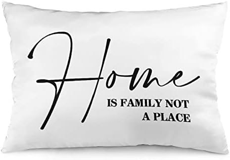Dom nije mjesto jastučni jastuk Sretan dan zaljubljenih izražava vašu ljubav s iskrenim srčanim citatom