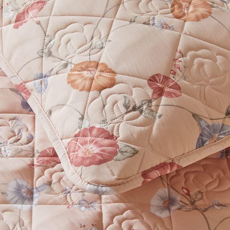 Zhiyuan set od 2 cvijeća printom prekrivenog kreveta Standardni jastučnici pamučni pamučni kraljičin