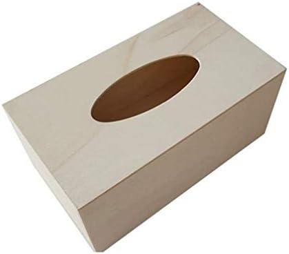 Operilacx drvene igračke kvadratni postolje 2pcs kutije za tkivo drvene salvete Kutije za hartija ručno rađene