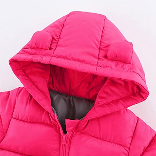 Dječji djeci Dječji dječaci Djevojke Zimska topla jakna Outerwears Pismo Bear uši kaputi sa kapuljačom