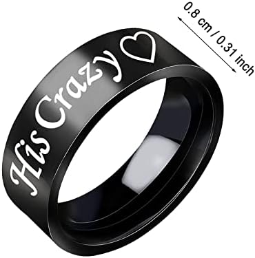 Ženski modni prstenovi jednostavni titanijum čelični prsten ženski prsten crtani crtični prsten za