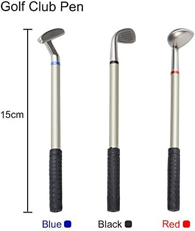10L0L Mini radna površina aluminijske legure golf torba za olovke sa golf olovkom sa sat 6-komadno set golf