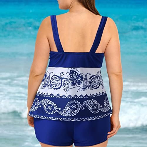 Podržavajuće Bikini majice za velike grudi žene Split kupaći Digitalni Bikini odijelo remen Plus Veličina