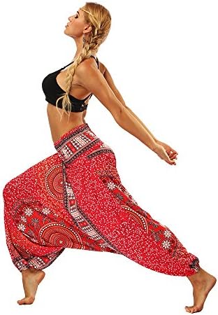 HonpraD ženske pantalone elastični struk sa džepovima pantalone za jogu za tinejdžerke 12 Ležerne letnje