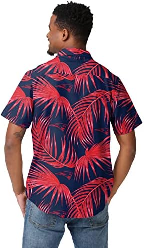 FOCO muška NFL cvjetna tropska majica sa dugmadima