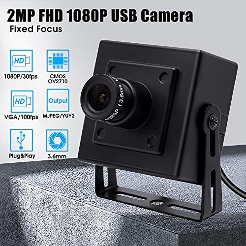 SVPRO USB web kamera 1080p HD kamera 30fps / 60fps/100fps Video Kamera velike brzine za prijenos uživo, mala Vanjska kamera za računarski Laptop, USB2. 0 UVC Zidni i površinski nosač web kamere