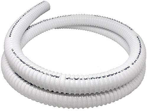 Zaptivni Rollerflex RV crijevo za punjenje vode za piće, 1-3 / 8, 12 FT RV Fexible PVC cijevi, Bijela