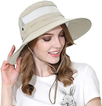 Ženski ljetni sunčani šešir - široka oborena na otvorenom UV zaštita mreža za brzo sušenje šešira