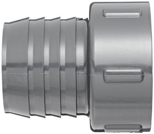 Spears 1435 serija PVC cijevi, Adapter, raspored 40, siva, 1-1/4 bodljikava x NPT ženska