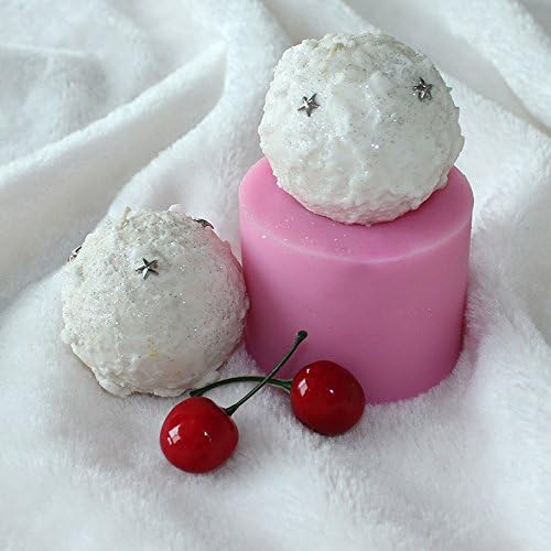 Snowball Oblik silikonskog sapuna za svijeće kalup ručno izrađeni Craft Božićni kalup