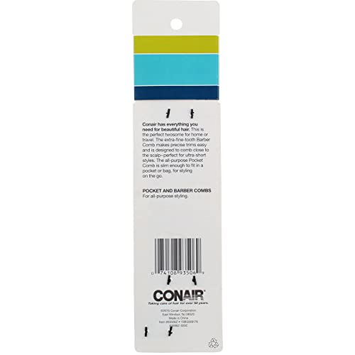 Conair Styling Essentials Combis, džep i brijač, 2 ct.