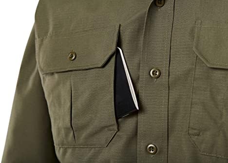 Vertx Muška taktička košulja, Dugi rukav, prozračni taktički radni Top sa džepovima za jednostavan pristup,