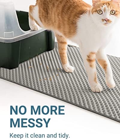 EVEDON podloga za hvatanje stelja za mačke sa ručkama, dvoslojni dizajn saća sa dva otvora vodootporan