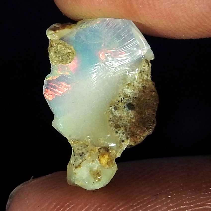 Jewelgemscraft ™ 02.50cts. Ultra vatra sirovi opal kamen, prirodni grubi, dragi kamen, etiopski
