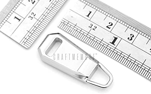 CraftMemore 4 kom patentni pauze Zip Puller Dodirni klizač Povucite kvalitet Metalni izvlačenje za torbicu