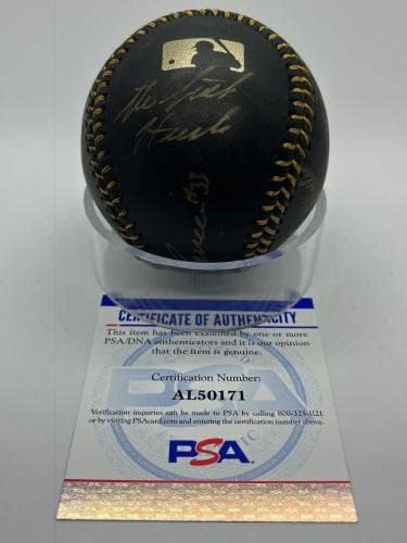Jose CansCo je višestruki natpisi potpisani autogram Black Baseball PSA DNK * 1 - autogramirani bejzbol