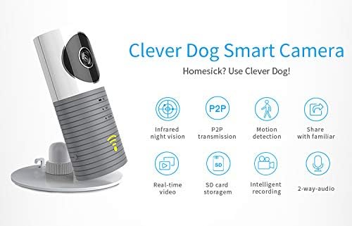 Pametna kamera za pse WiFi, mala kamera za kućne ljubimce s audio i video zapisom, aplikacijom