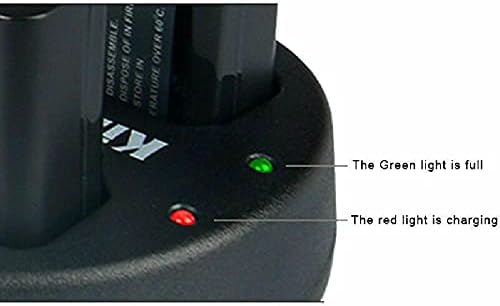 Mookeenone 1 * 2 portove kanala Kamera za punjač baterije Akumulator USB punjač za Sony NP-FW50