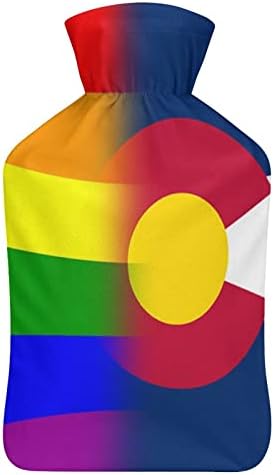 LGBT Pride Colorado State Flag flašica za toplu vodu 1000ml Slatka mekana vrećica za ubrizgavanje vode za
