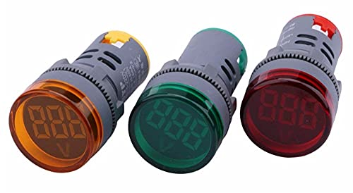 Nibyq LED displej Digitalni mini voltmetar AC 80-500V mjerač napona mjerača volt Volt Ploča