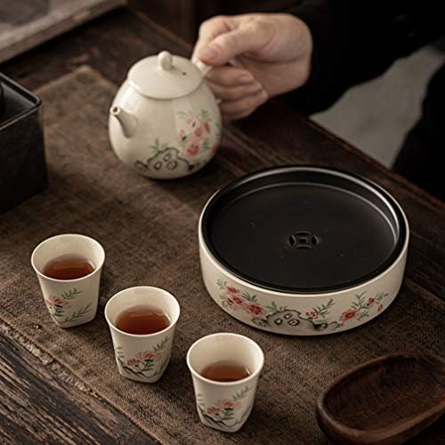 Stol za kavu HEMOTON Trayeramički čaj Kineski kungfu čaj posluživanje ladice japanskog stila ploča
