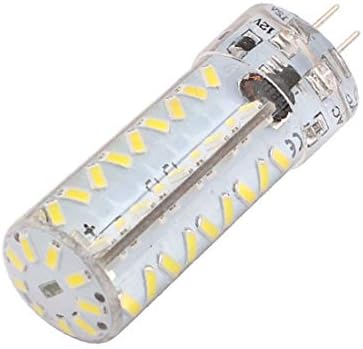 X-DREE AC/DC12V 3014 Smd Led žarulja za kukuruz silikonska lampa 81-LED G4 2p hladno bijela (AC / DC12V
