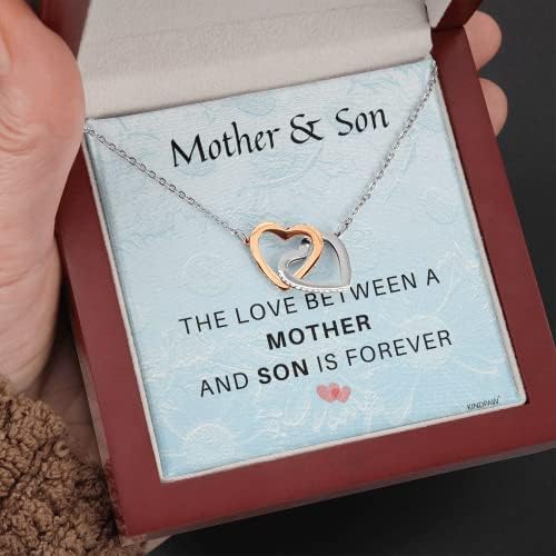 Kindpaw personalizirana ogrlica za mamu - jedinstven i sentimentalan poklon nakita za mamin rođendan, Majčin